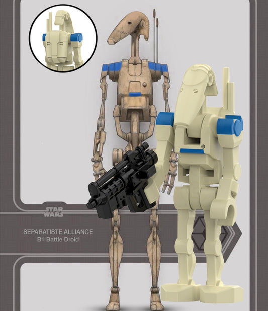 PREVENTE MINIFIGURE STAR WARS UNIVERS:  BATTLE DROID CUSTOM Disponibilité mi-septembre 2026