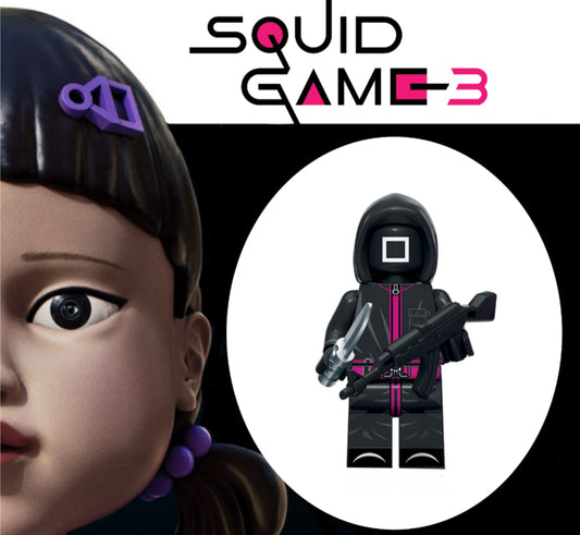 MINIFIGURE SQUID GAME UNIVERS: THE OFFICIER custom
