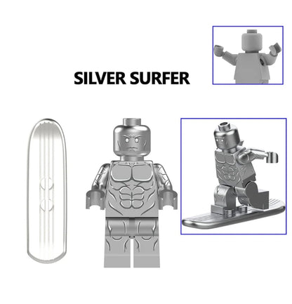 ♥️♥️♥️MINIFIGURE FANTASTIC FOUR: SILVER D’ARGENT ♥️♥️♥️TOP ZEDBRICK 2025♥️♥️♥️custom