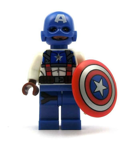 INTROUVABLE MINIFIGURE MARVEL UNIVERS DE 2014: CAPTAIN AMERICA custom ⚠️Derniers articles en stock⚠️