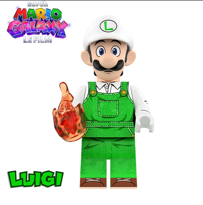PREVENTE MINIFIGURE SUPER MARIO UNIVERS: LUIGI FEU custom Disponibilité fin août 2026