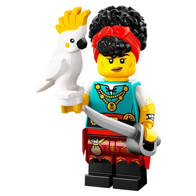 PREVENTE MINIFIGURE SÉRIES 27: QUARTIER-MAITRE PIRATE "socle+fascicule" custom Disponibilité fin janvier 2025