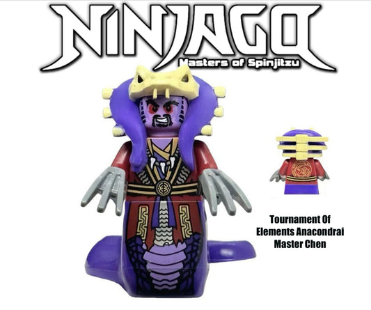 ⭐️ ⭐️ ⭐️MINIFIGURE NINJAGO UNIVERS: ANACONDRAI MASTER CHEN ⭐️ ⭐️ ⭐️ CUSTOM