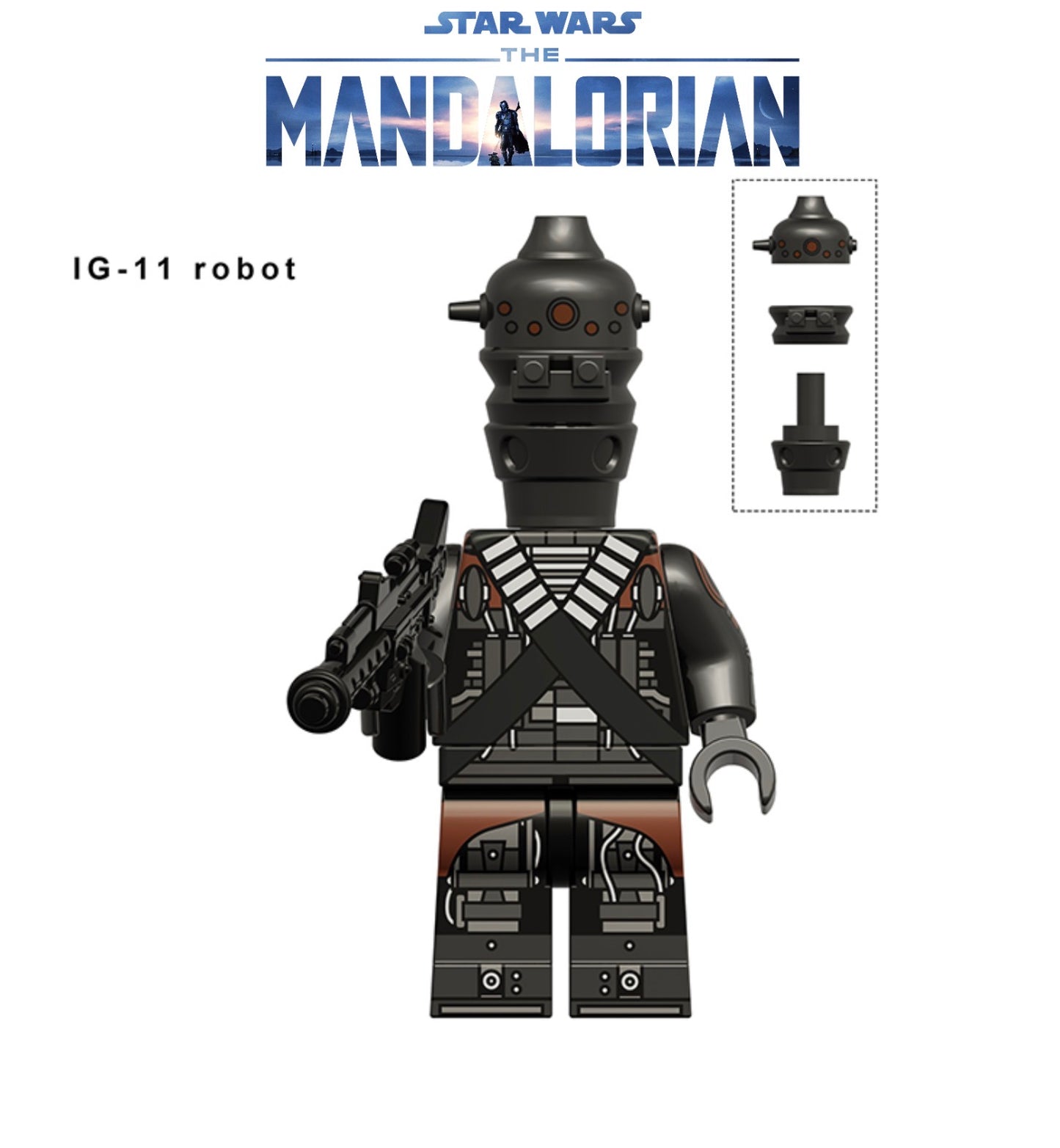 PREVENTE ♥️♥️MINIFIGURE STAR WARS UNIVERS: IG-11 ♥️♥️Custom Disponibilité fin août 2026