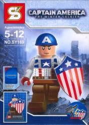 😍😍INTROUVABLE😍😍 MINIFIGURE MARVEL UNIVERS: CAPTAIN AMERICA THE FIRST AVENGERS (Edition 2014) custom ⚠️⚠️une seule pièce en stock