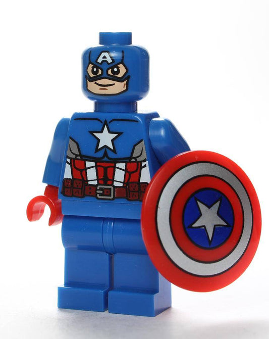 INTROUVABLE MINIFIGURE MARVEL UNIVERS DE 2014: CAPTAIN AMERICA custom ⚠️Derniers articles en stock⚠️