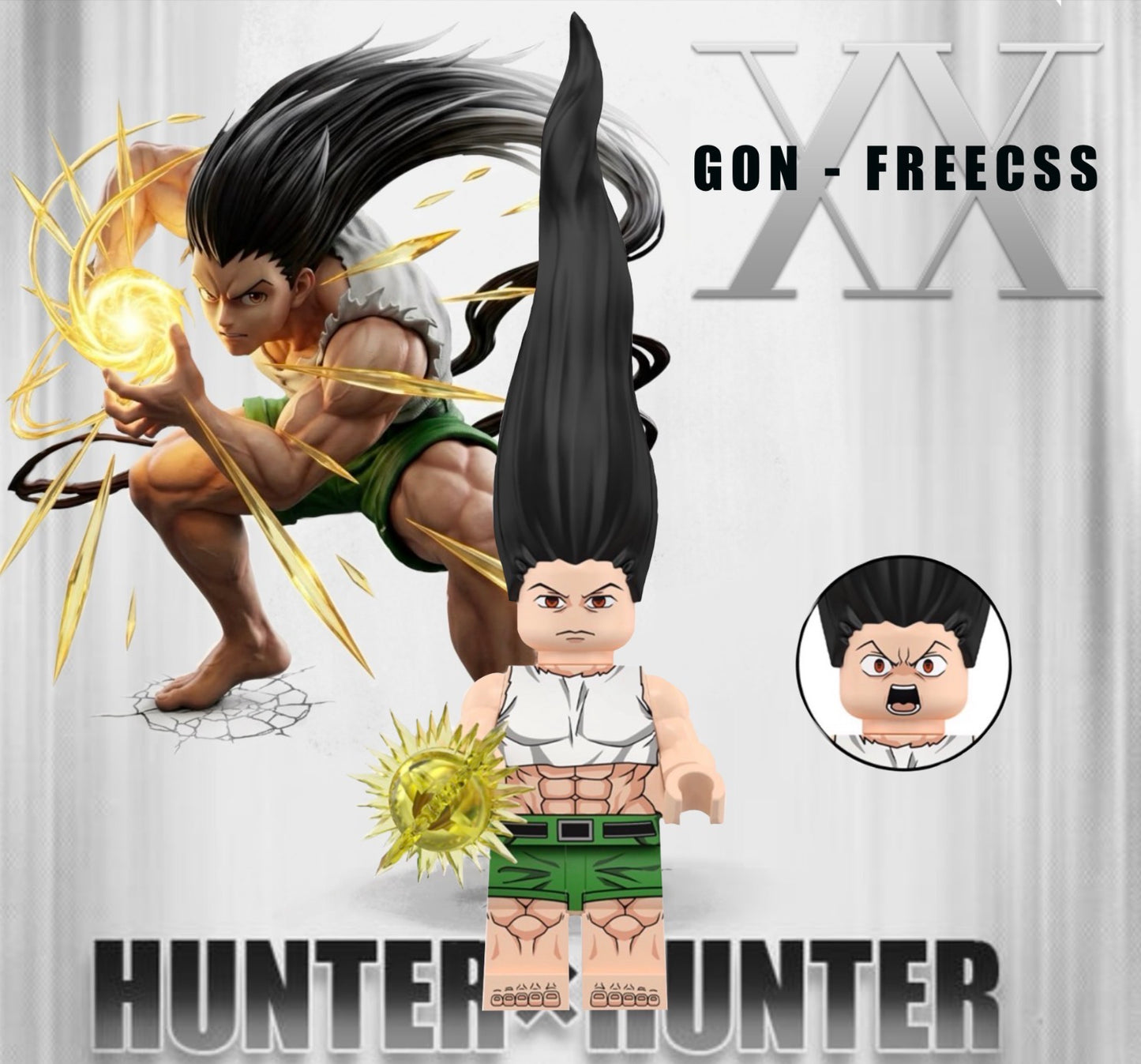 PREVENTE MINIFIGURE HUNTER X HUNTER UNIVERS: GON-FREECSS CUSTOM Disponibilité mi-septembre 2026
