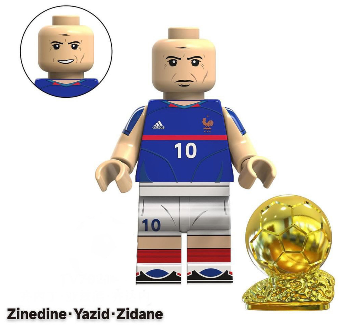 MINIFIGURE FOOTBALL UNIVERS ⚽️: ZINEDINE ZIDANE custom