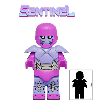 MINIFIGURE MARVEL UNIVERS: SENTINELLE (6cm de haut, version B)custom