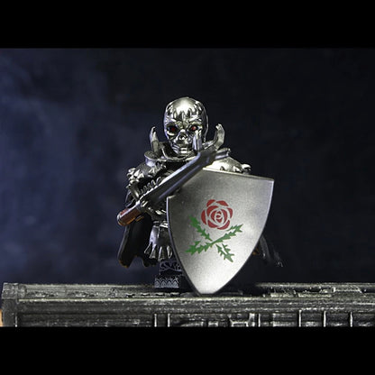 ♥️♥️♥️MINIFIGURE BERSERK UNIVERS: SKULL KNIGHT AND SKULL KNIGHT’S HORSE ♥️♥️♥️custom