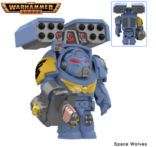 PREVENTE♥️♥️♥️MINIFIGURE WARHAMMER 40K UNIVERS: SPACE WOLVES custom DISPONIBILITÉ FIN DÉCEMBRE 2025