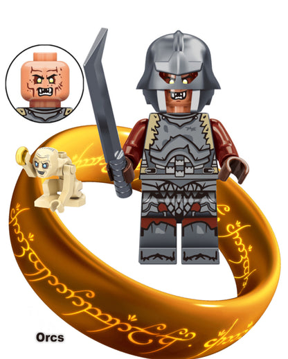 MINIFIGURE LORD OF THE RING/HOBBIT UNIVERS: ORCS CUSTOM