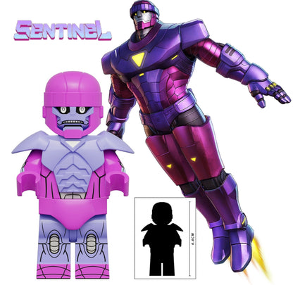 MINIFIGURE MARVEL UNIVERS: SENTINELLE (6cm de haut, version A)custom