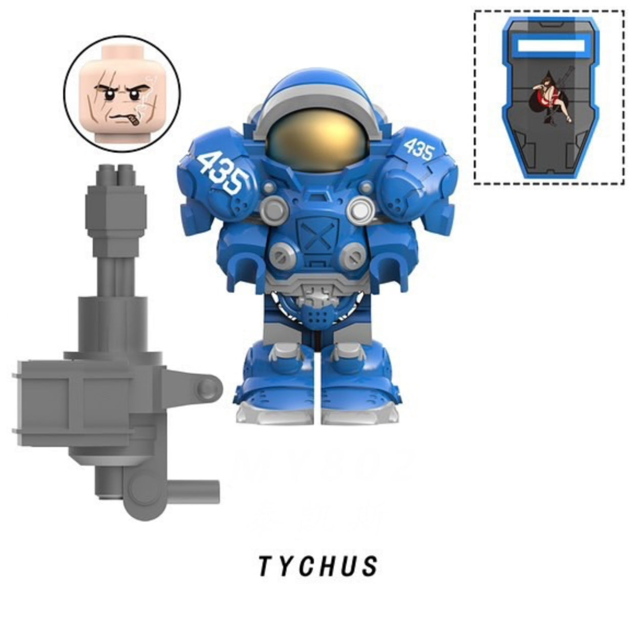 PREVENTE MINIFIGURE STARCRAFT UNIVERS: TYCHUS custom Disponibilité fin février 2025