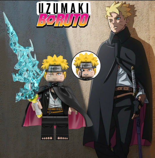 PREVENTE ÉDITION LIMITÉE ⭐️⭐️⭐️MINIFIGURE NARUTO UNIVERS: UZUMAKI BORUTO ⭐️⭐️⭐️ custom Disponibilité fin juin 2026
