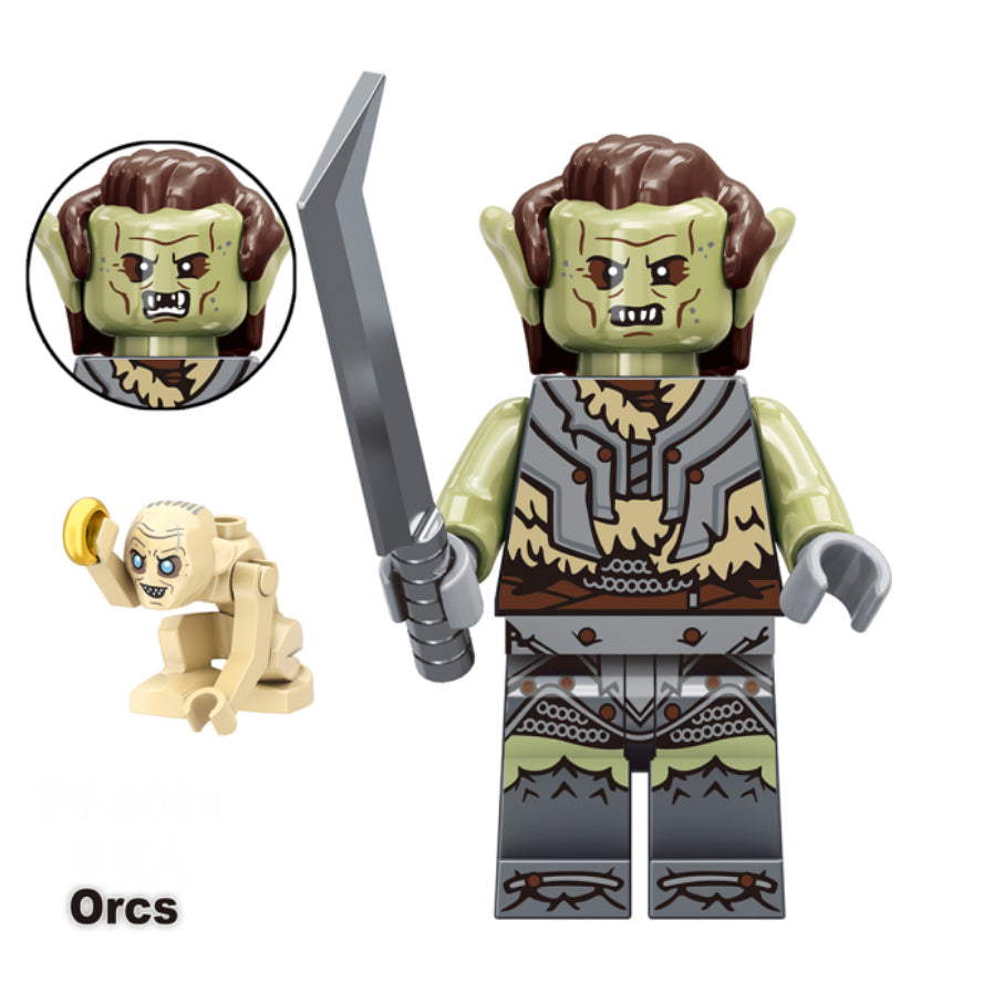 MINIFIGURE LORD OF THE RING/HOBBIT UNIVERS: ORCS CUSTOM