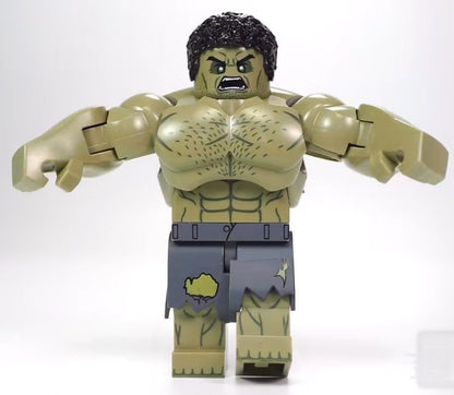 ♥️♥️♥️BIG MINIFIGURE MARVEL UNIVERS: HULK (A) ♥️♥️♥️custom
