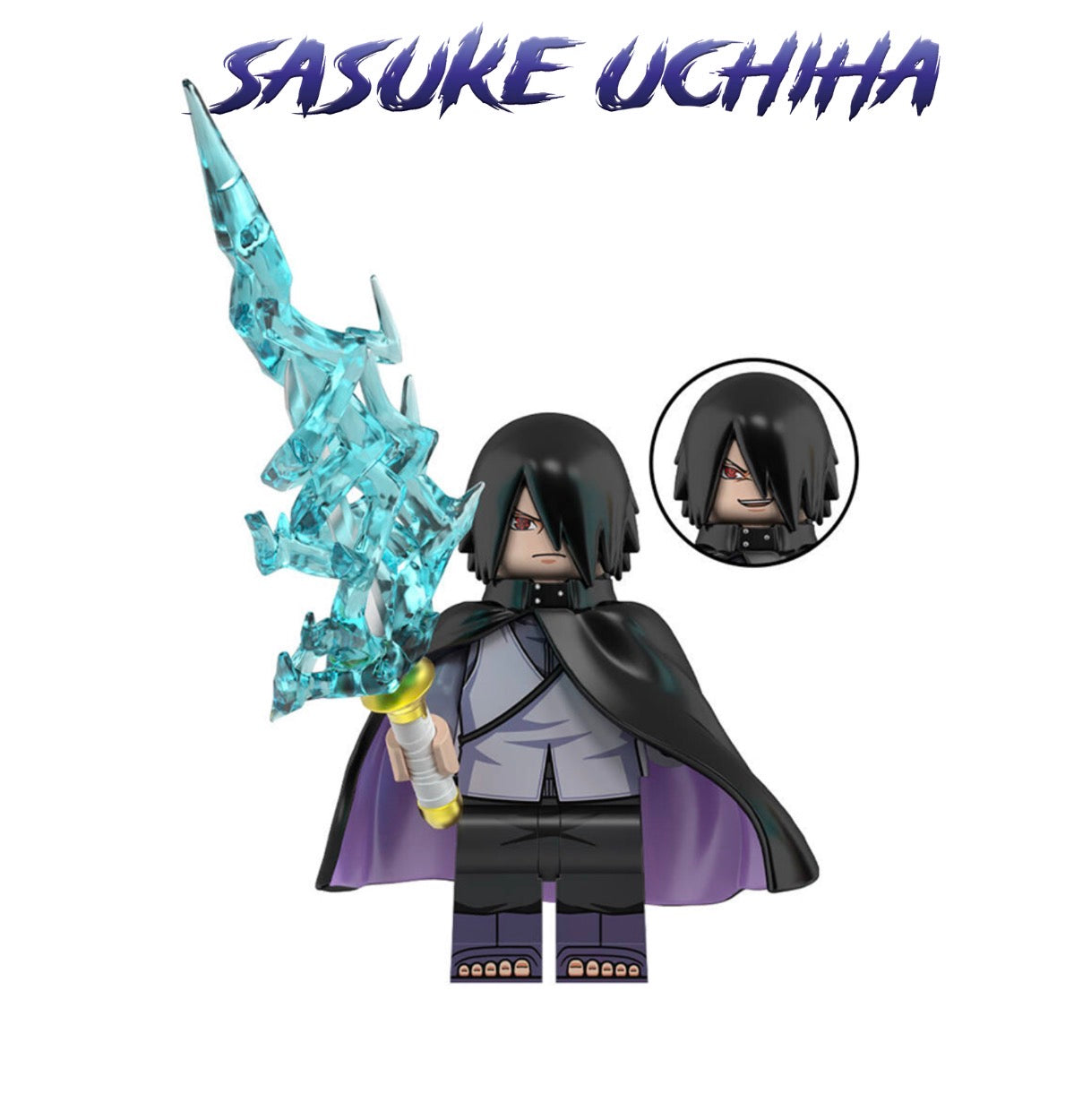 PREVENTE ÉDITION LIMITÉE ⭐️⭐️⭐️MINIFIGURE NARUTO UNIVERS: UCHIHA SASUKE  ⭐️⭐️⭐️custom Disponibilité fin juin 2026
