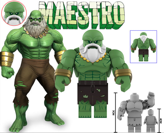 PRÉVENTE♥️♥️♥️BIG MINIFIGURE MARVEL UNIVERS: ABOMINATION ♥️♥️♥️custom Disponibilité mi-decembre 2025