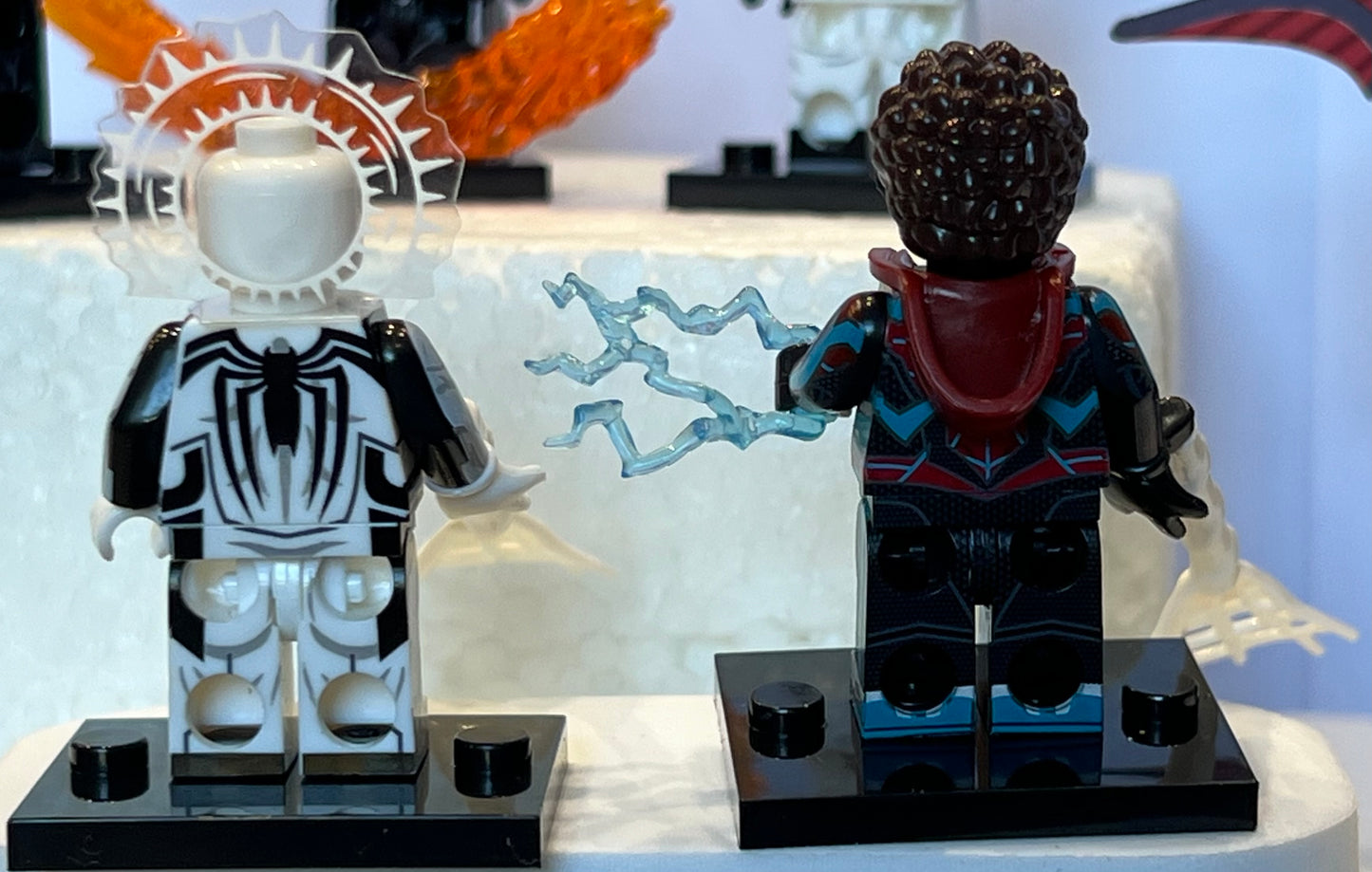 MINIFIGURE  Spider-Man Miles Morales Evolved Suit (Spiderman 2 game)custom