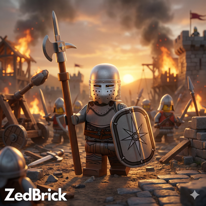 MINIFIGURE MÉDIÉVALE UNIVERS: IMPÉRIAL TEMPLAR KNIGHTS Custom