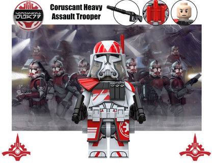 MINIFIGURE STAR WARS UNIVERS: CORUSCANT HEAVY ASSAULT TROOPER Custom