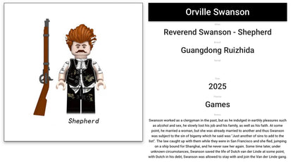 ⭐️⭐️⭐️MINIFIGURE RED DEAD REDEMPTION UNIVERS: Orville Swanson ⭐️⭐️⭐️Custom