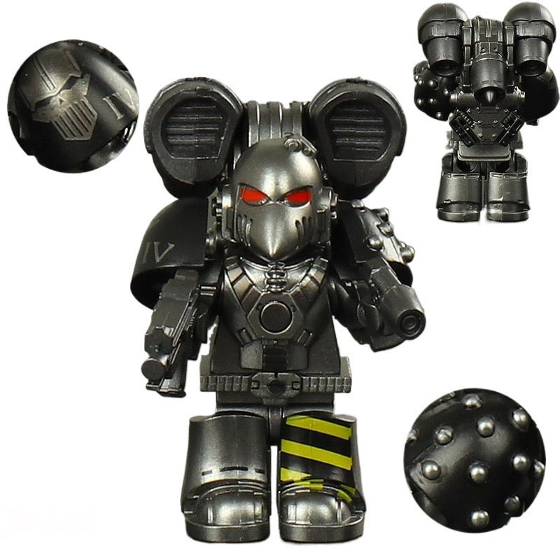 MINIFIGURE WARHAMMER 40K UNIVERS: IVth LEGIONES ASTARTES IRON WARRIORS custom