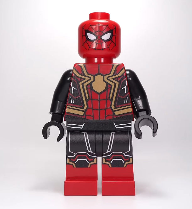 PREVENTE♥️♥️♥️GIANT MINIFIGURE MARVEL UNIVERS: SPIDERMAN NO WAY HOME 21,5CM ♥️♥️♥️custom Disponibilité Minifigures fin janvier 2026