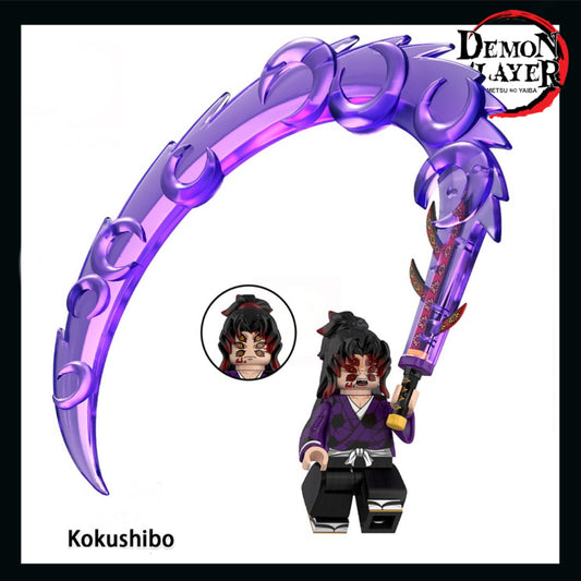 PRÉVENTE♥️♥️♥️MINIFIGURE DÉMON SLAYER UNIVERS: KOKUSHIBO ♥️♥️♥️custom Disponibilité Septembre 2025