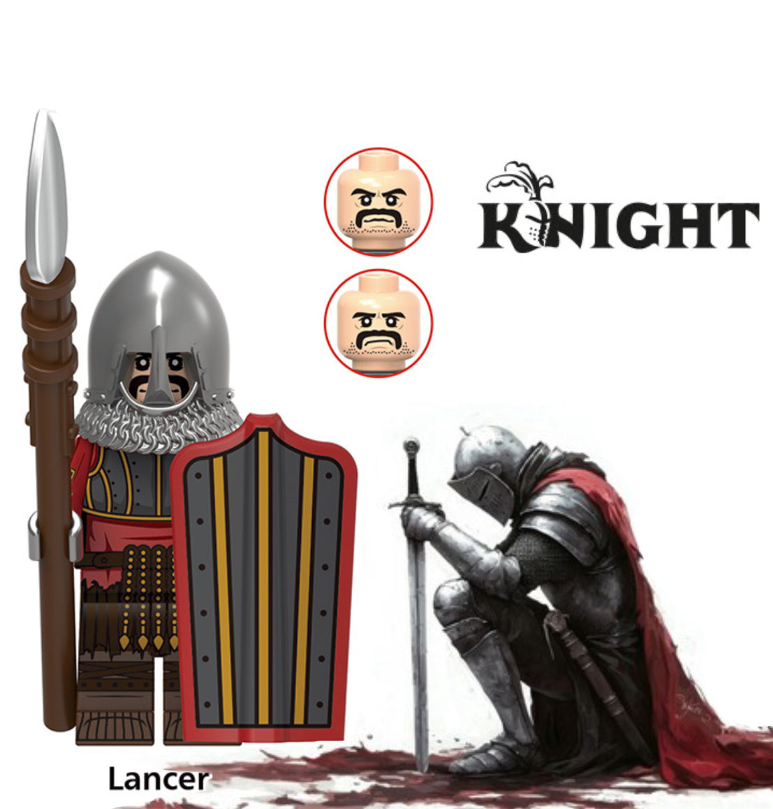 PREVENTE MINIFIGURE MÉDIÉVALE UNIVERS: LANCER Custom Disponibilité mi-décembre 2025