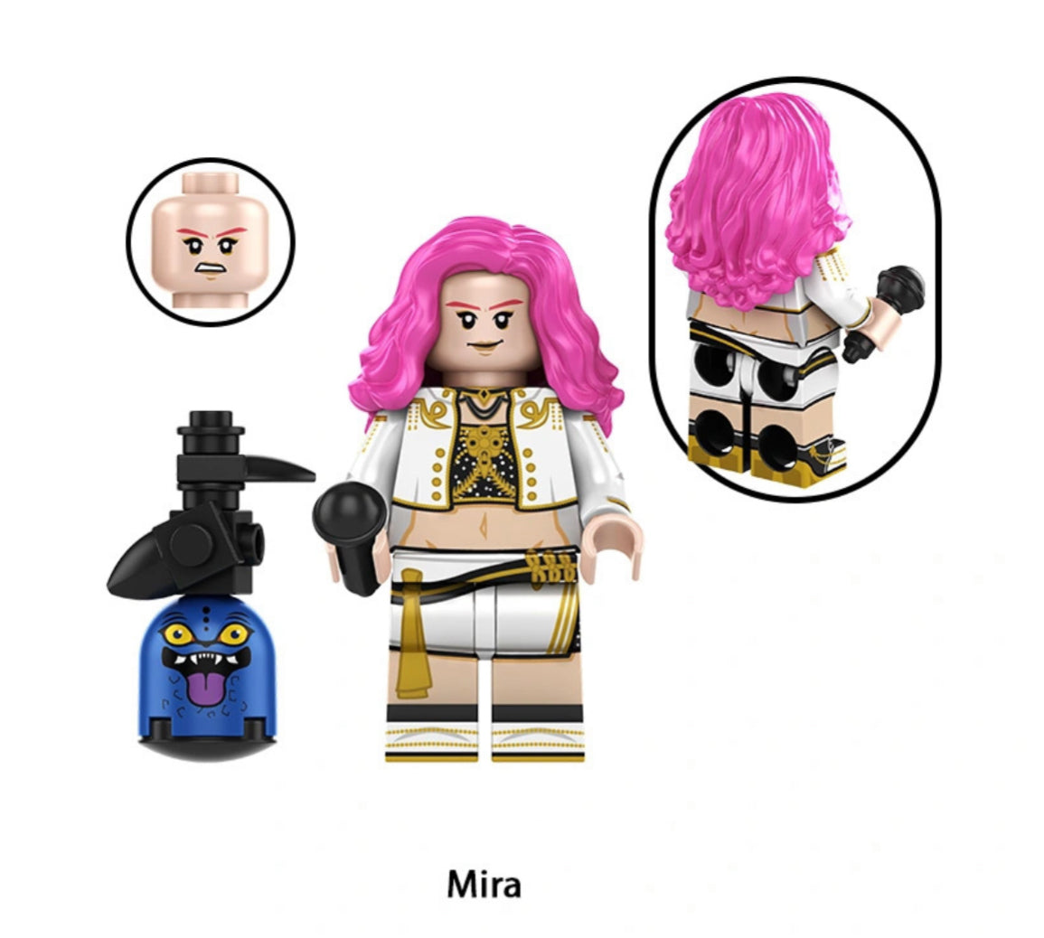PREVENTE MINIFIGURE K-POP DÉMON HUNTER UNIVERS : MIRA custom Disponibilité fin Novembre 2025