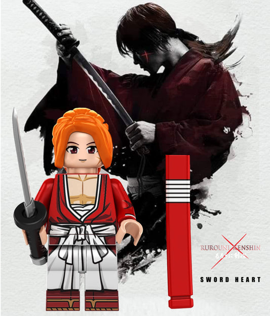 MINIFIGURE RUROUNI KENSHIN UNIVERS: Sword Heart custom