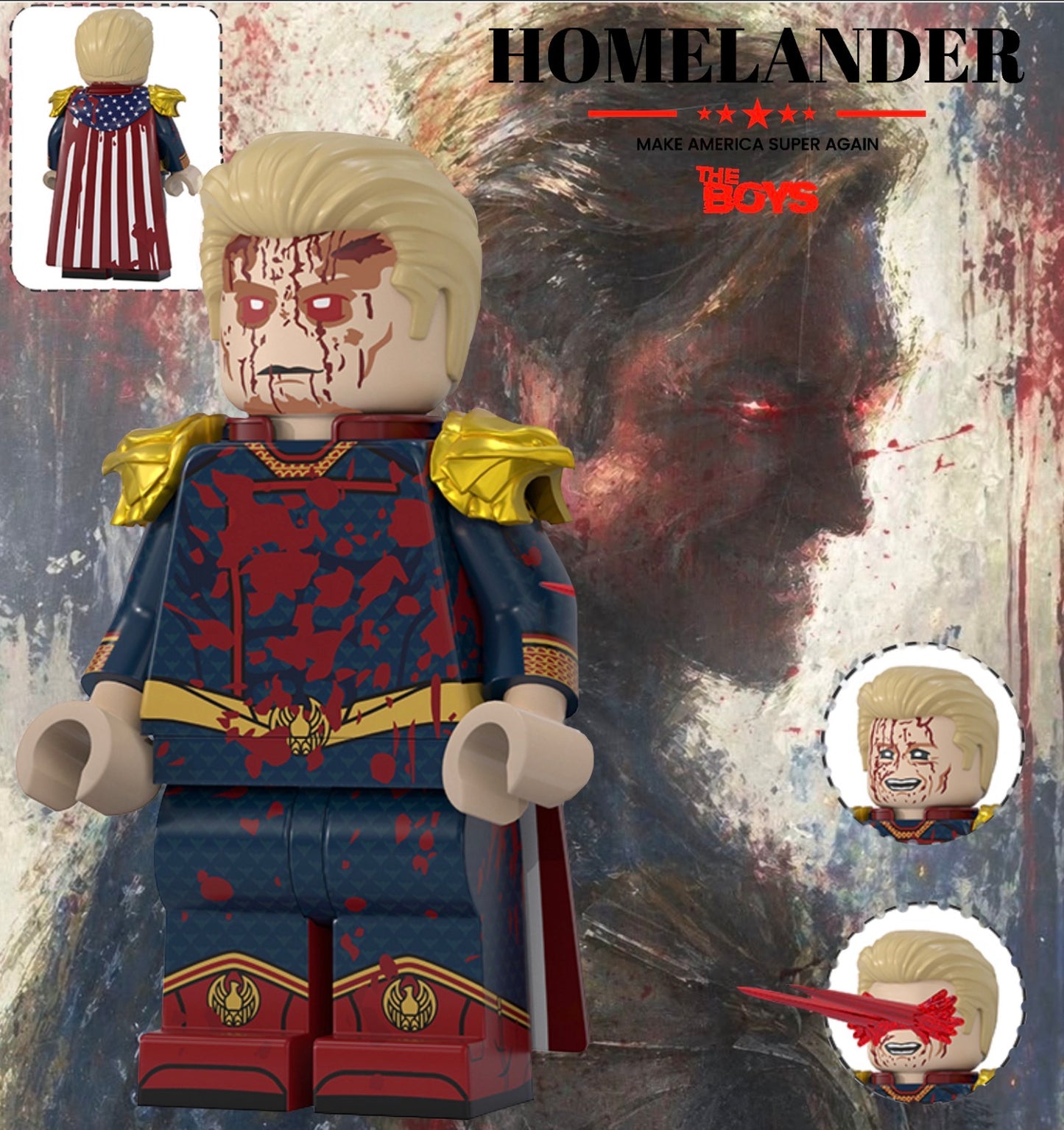 PREVENTE MINIFIGURE THE BOYS UNIVERS: THE HOMELANDER custom Disponibilité mi-septembre 2026