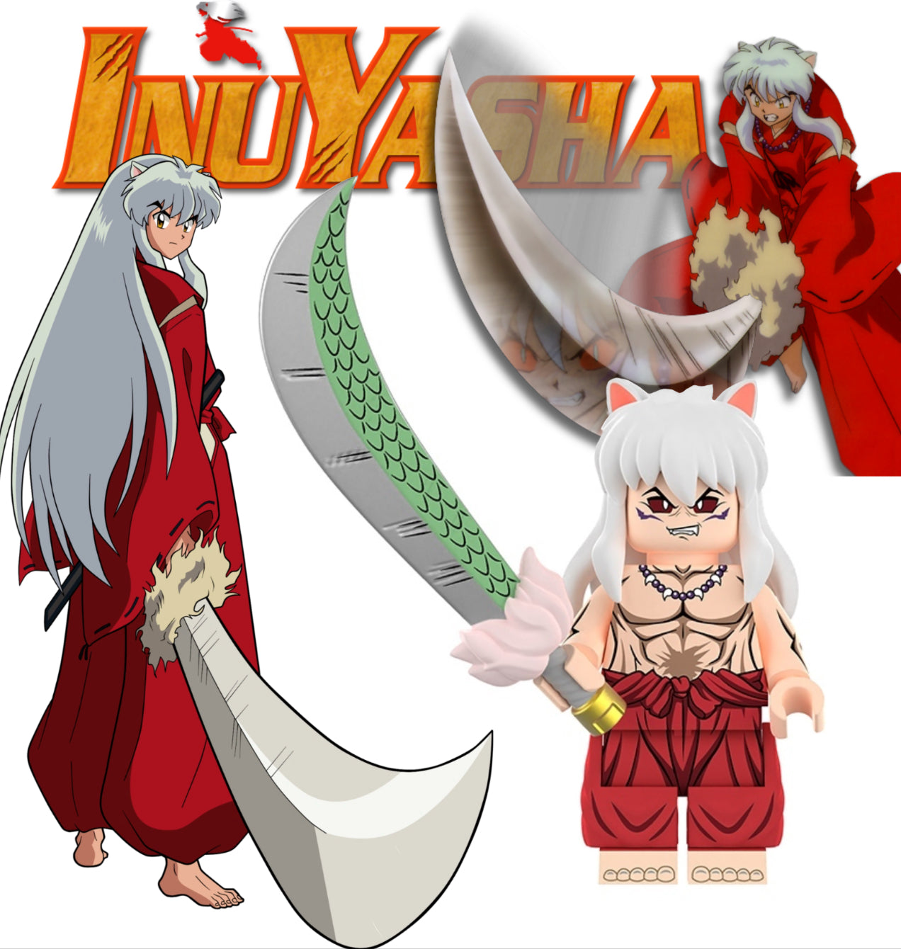 MINIFIGURE ANIMATION UNIVERS: INUYASHA (VERSION A)custom