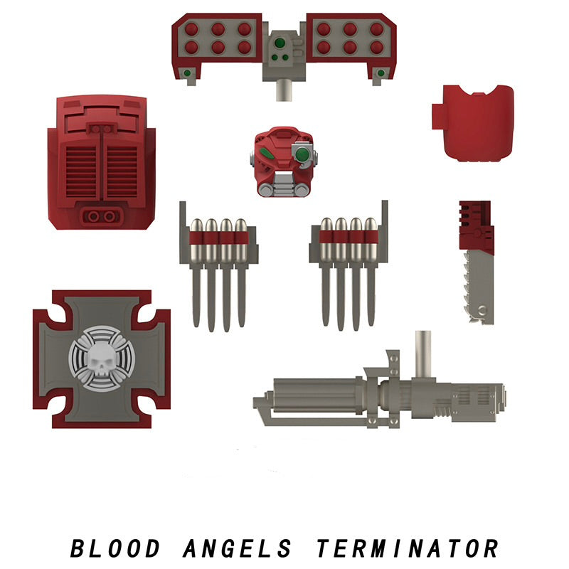 ⭐️⭐️⭐️MINIFIGURE WARHAMMER 40K UNIVERS: BLOOD ANGELS TERMINATOR ⭐️⭐️⭐️custom