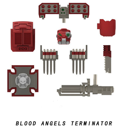 ⭐️⭐️⭐️MINIFIGURE WARHAMMER 40K UNIVERS: BLOOD ANGELS TERMINATOR ⭐️⭐️⭐️custom