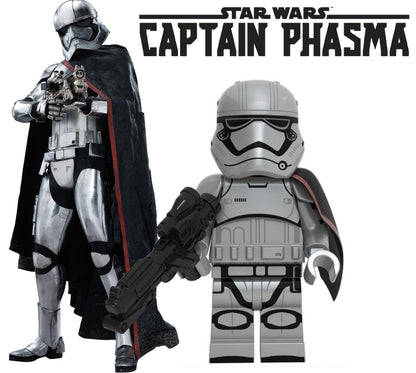 ♥️♥️♥️MINIFIGURE STAR WARS UNIVERS : CAPTAIN PHASMA ♥️♥️♥️CUSTOM