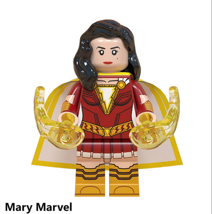 MINIFIGURE ⚠️⚠️INTROUVABLE DC UNIVERS SHAZAM ⚠️⚠️de 2019 :  MARY BRONDFIELD "Mary  Marvel" Custom (Dernière pièce)