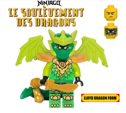 ⭐️ ⭐️MINIFIGURE NINJAGO UNIVERS: LLOYD DRAGON FORM ⭐️ ⭐️ CUSTOM Disponibilité fin avril 2026