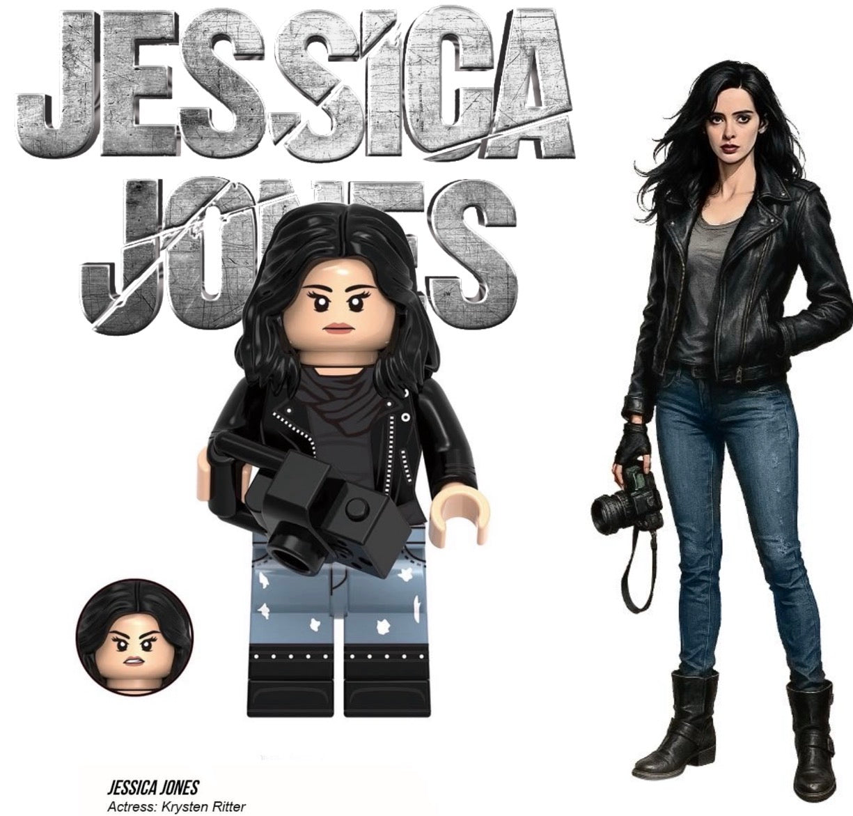 MINIFIGURE MARVEL UNIVERS: JESSICA JONES  custom
