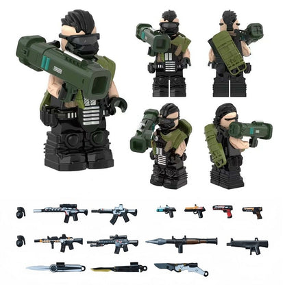 ♥️♥️MINIFIGURE VIDEO GAMES DELTA FORCE UNIVERS: CANNON LULU ♥️♥️custom Disponibilité MAI 2026