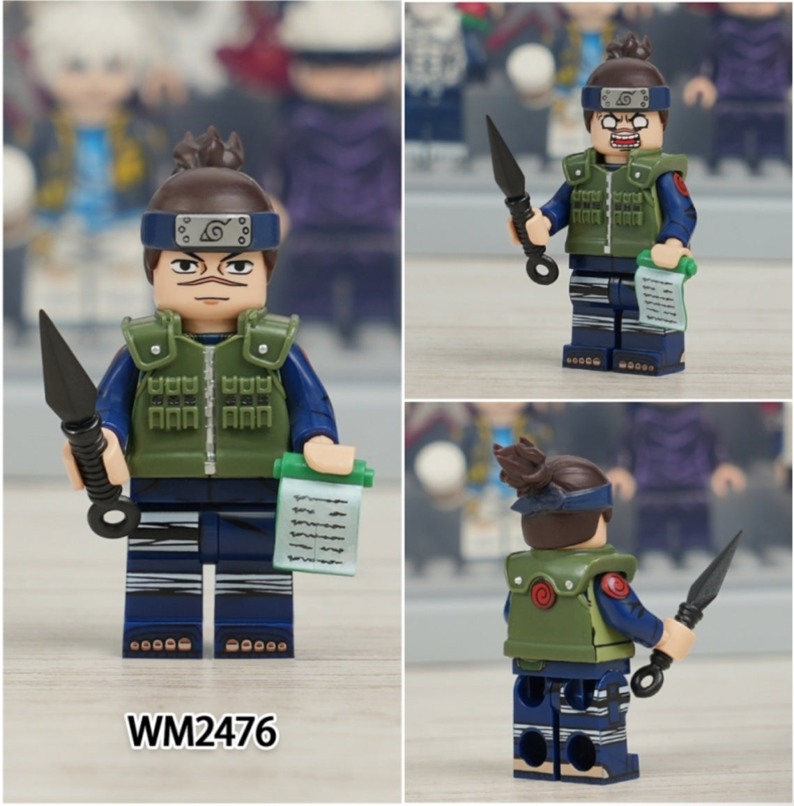 MINIFIGURE NARUTO UNIVERS: UMINO IRUKA custom