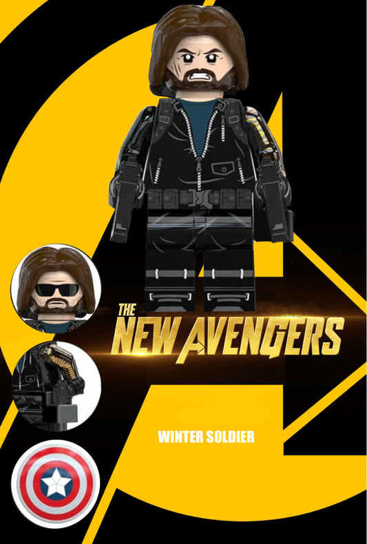 MINIFIGURE MARVEL UNIVERS: WINTER SOLDIER (THE NEW AVENGERS) custom