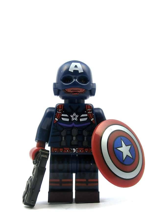 INTROUVABLE MINIFIGURE MARVEL UNIVERS DE 2014: CAPTAIN AMERICA custom ⚠️Derniers articles en stock⚠️