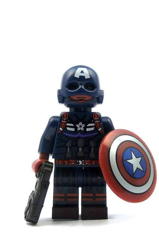 INTROUVABLE MINIFIGURE MARVEL UNIVERS DE 2014: CAPTAIN AMERICA custom ⚠️Derniers articles en stock⚠️