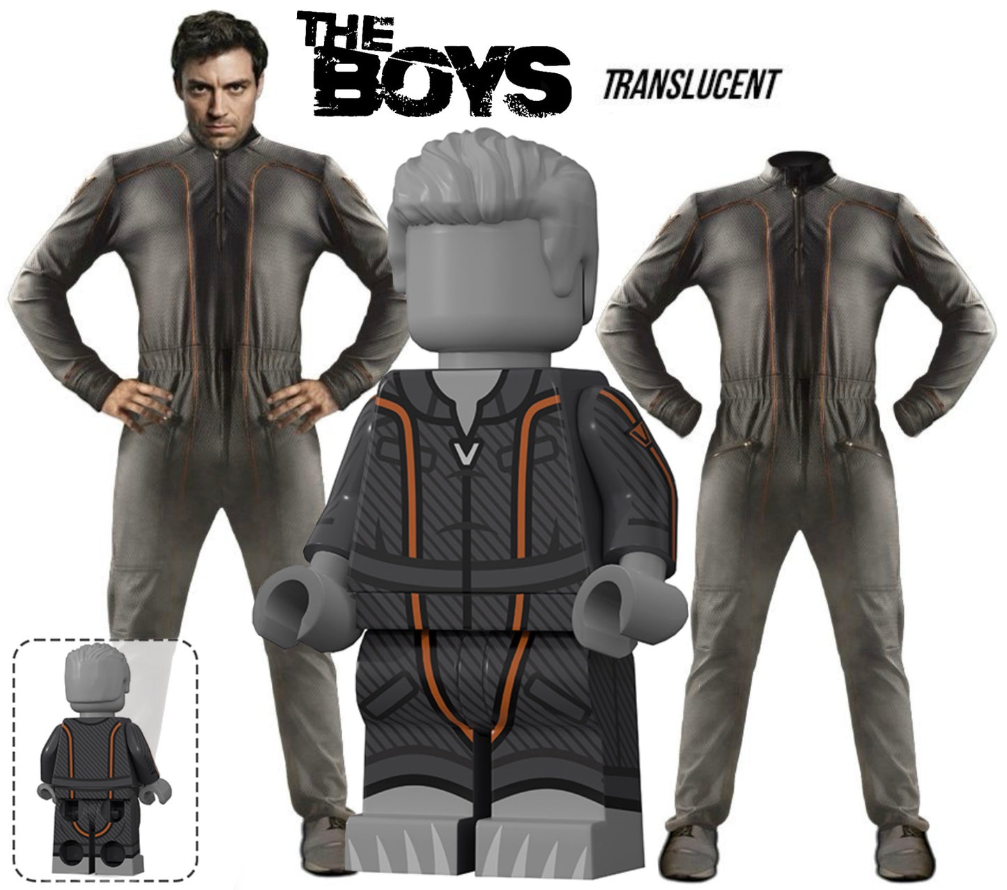 PREVENTE MINIFIGURE THE BOYS UNIVERS: TRANSLUCENT  custom Disponibilité mi-septembre 2026