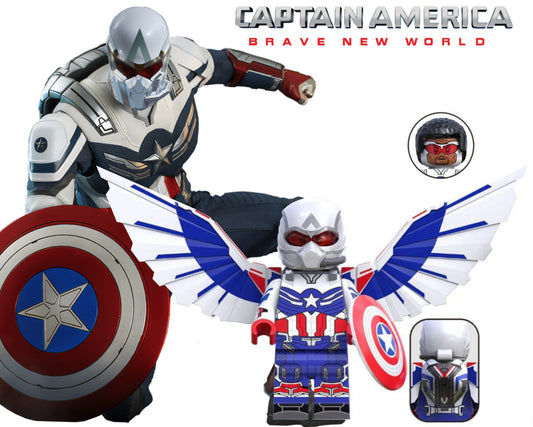PREVENTE MINIFIGURE MARVEL UNIVERS: NEW CAPTAIN AMERICA custom Disponibilité fin octobre 2025