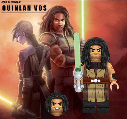 PREVENTE MINIFIGURE STAR WARS UNIVERS: MAITRE JEDI QUINLAN VOS Custom Disponibilité fin juillet 2026