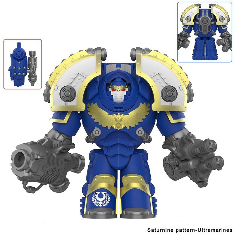 ⭐️⭐️⭐️BIG MINIFIGURE WARHAMMER 40K UNIVERS: SATURNINE PATTERN-ULTRAMARINE ⭐️⭐️⭐️custom